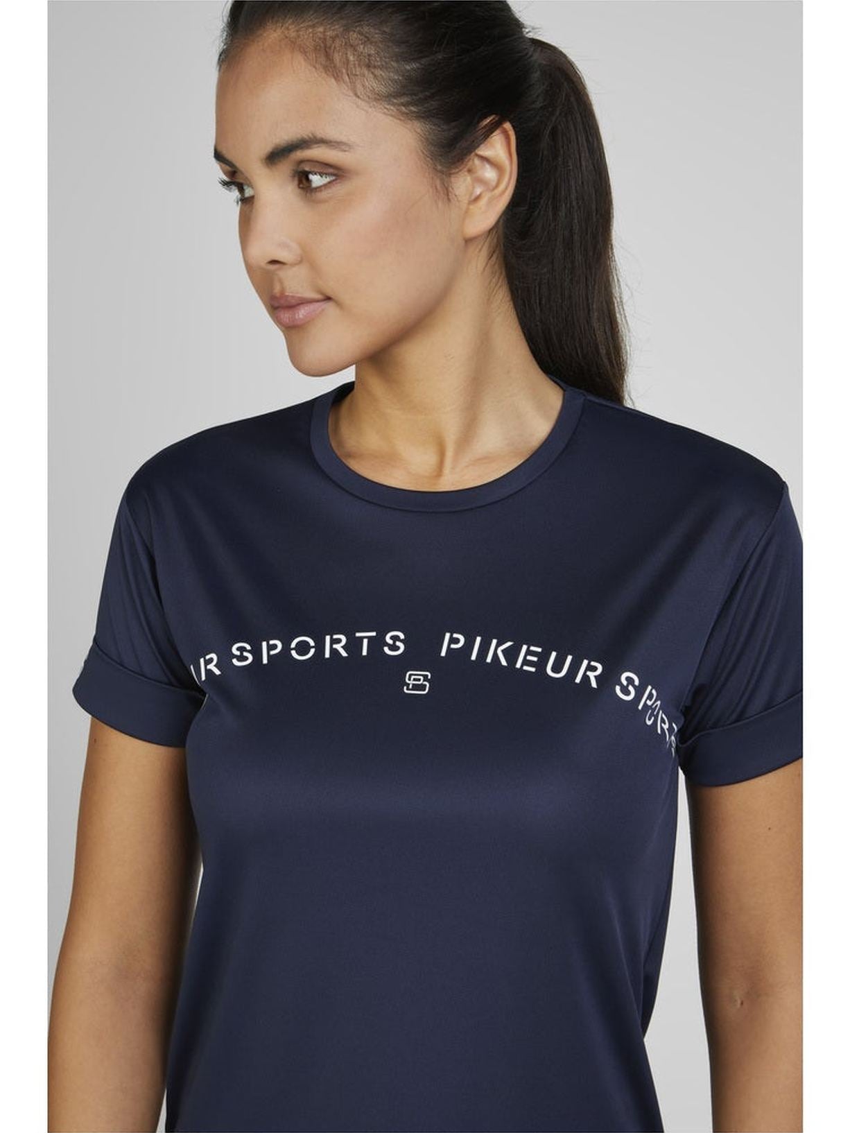 PIKEUR T-SHIRT JEŹDZIECKI Z LOGO DAMSKI SPORTS