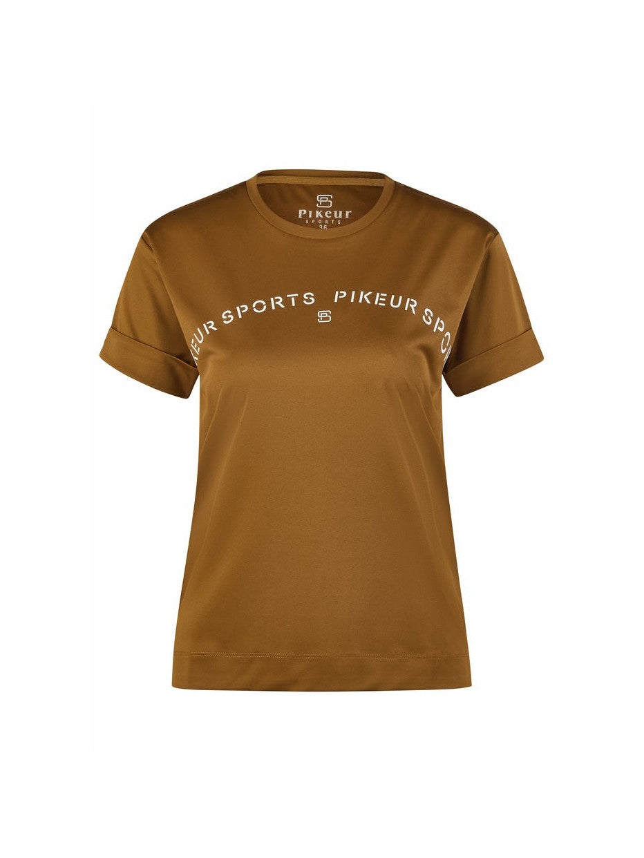 PIKEUR T-SHIRT JEŹDZIECKI Z LOGO DAMSKI SPORTS