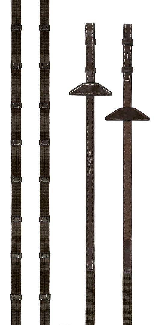 PRESTIGE ITALY WODZE E147 PARCIANE ZE STOPERAMI DO OGŁOWIA E141/E142/E143 - Prestige Italia Equishop
