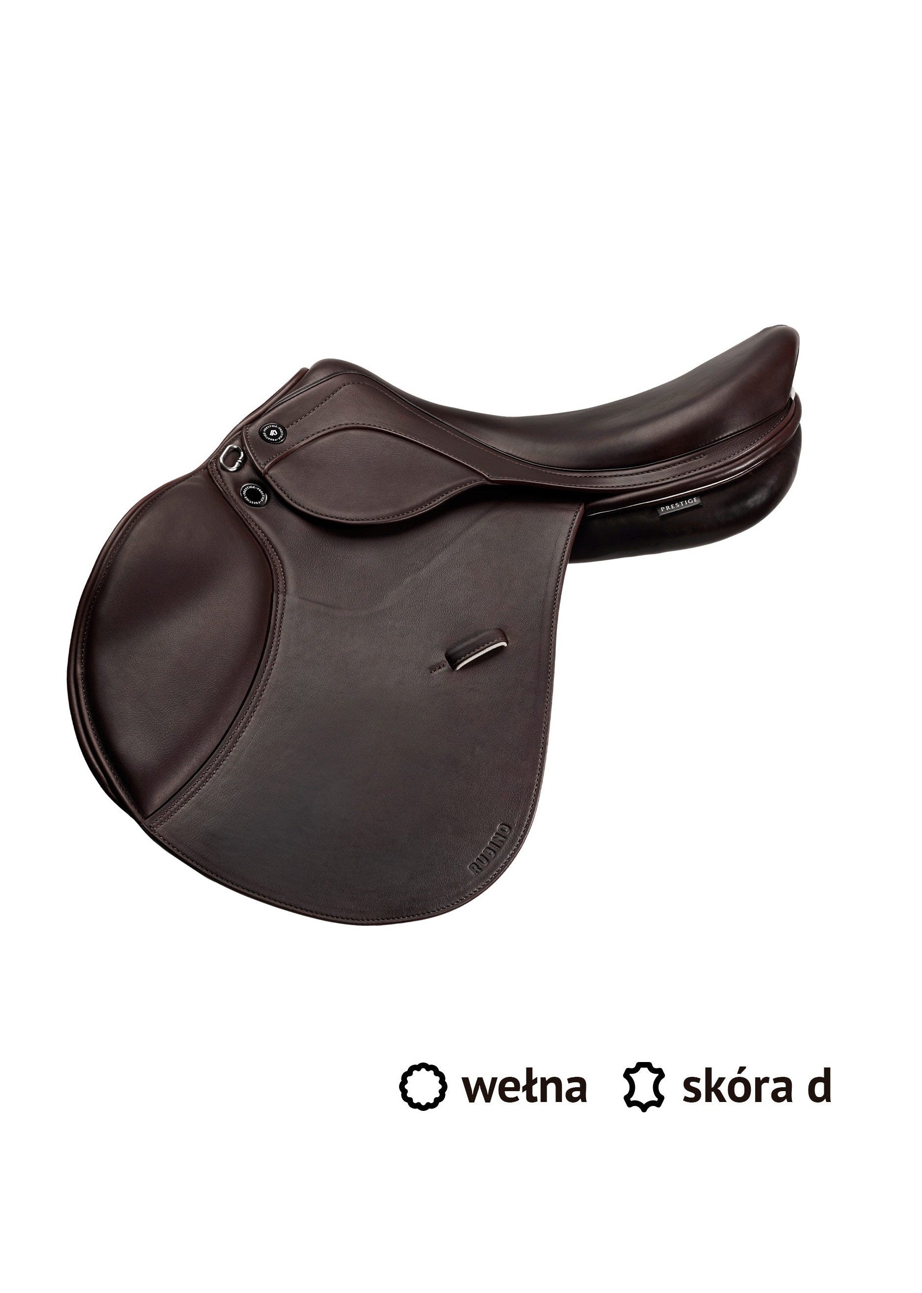 PRESTIGE ITALIA Siodło skokowe RUBINO MF D WEŁNA