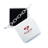 RUBIN ROYAL SREBRNA BRANSOLETKA JEŹDZIECKA ZE STRZEMIONAMI PRÓBA 925