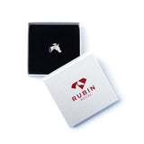 RUBIN ROYAL SREBRNA ZAWIESZKA NA NASZYJNIK GŁOWA KONIA PRÓBA 925