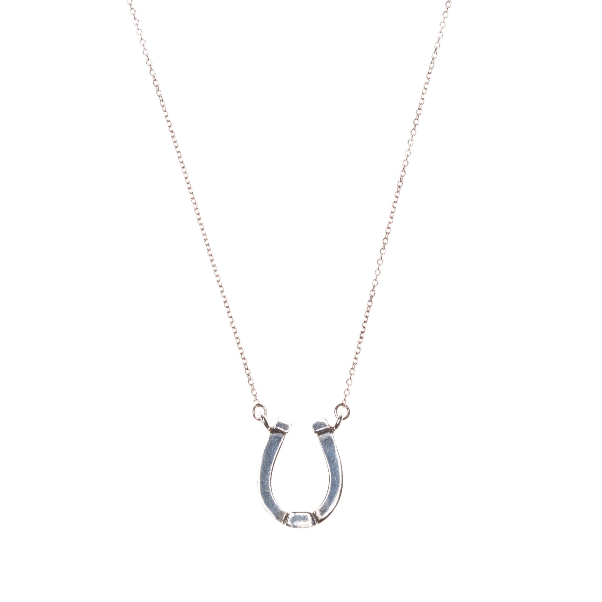 RUBIN ROYAL SREBRNY NASZYJNIK JEŹDZIECKI Z ZAWIESZKĄ KOŃSKA PODKOWA PRÓBA 925