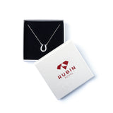 RUBIN ROYAL SREBRNY NASZYJNIK JEŹDZIECKI Z ZAWIESZKĄ KOŃSKA PODKOWA PRÓBA 925