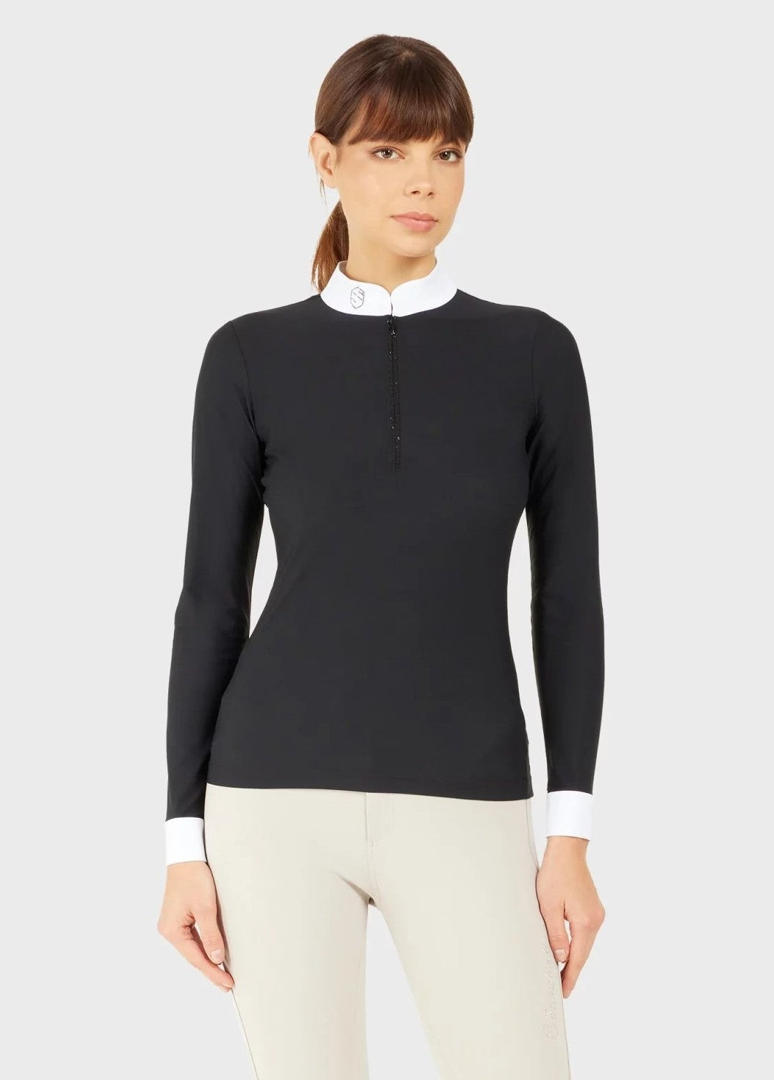 SAMSHIELD ALOISE JEŹDZIECKA KOSZULA KONKURSOWA Z DŁUGIM RĘKAWEM DAMSKA