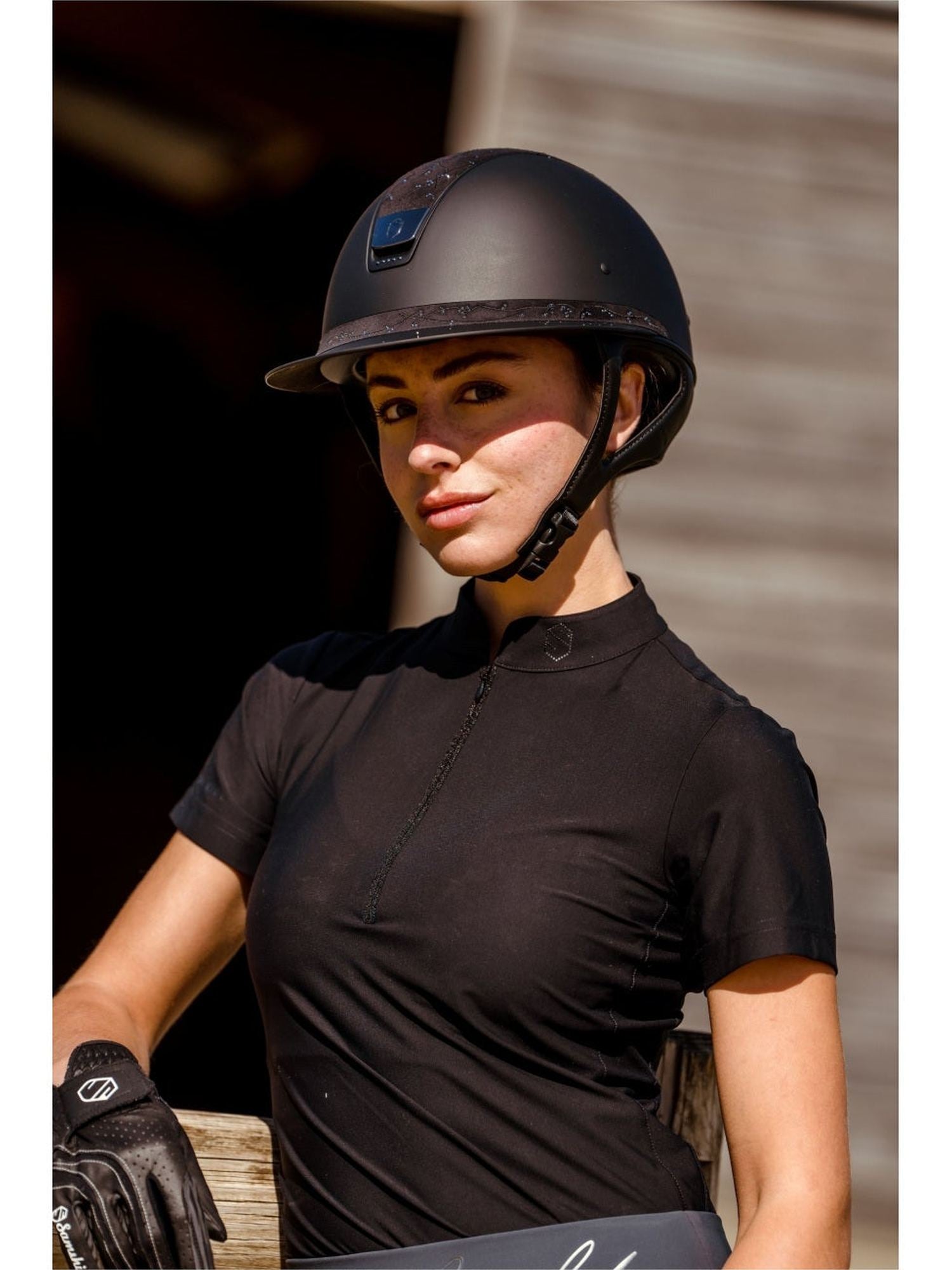 SAMSHIELD BRUNA WOMEN'S RIDING POLO SHIRT WITH SHORT SLEEVES