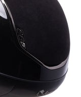 SAMSHIELD MISS GLOSSY 2.0 / ALCANTARA TOP / CRYSTAL FABRIC BLK BLAZON / BLACK HELMET