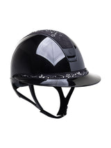 SAMSHIELD KASK MISS SHIELD 2.0 SHADOWGLOSSY / ELEGANT FLOWER SWARO JEWELLERY / MATT FRAME / CZARNY