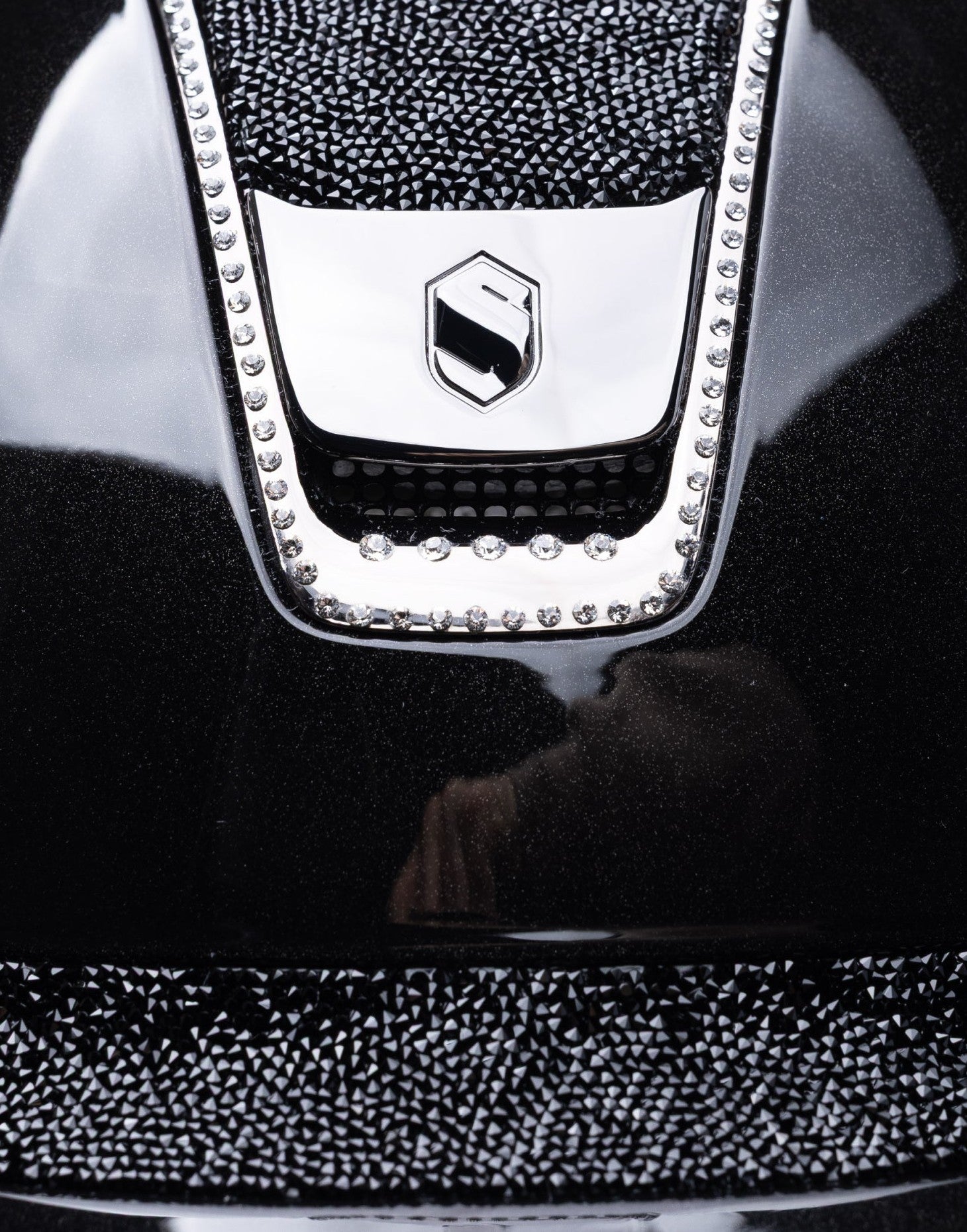 SAMSHIELD KASK MISS SHIELD 2.0 SHADOWGLOSSY/SPARKLING ULTRA FINE ROCK /300 SWARO/BLACK SHINE/CZARNY