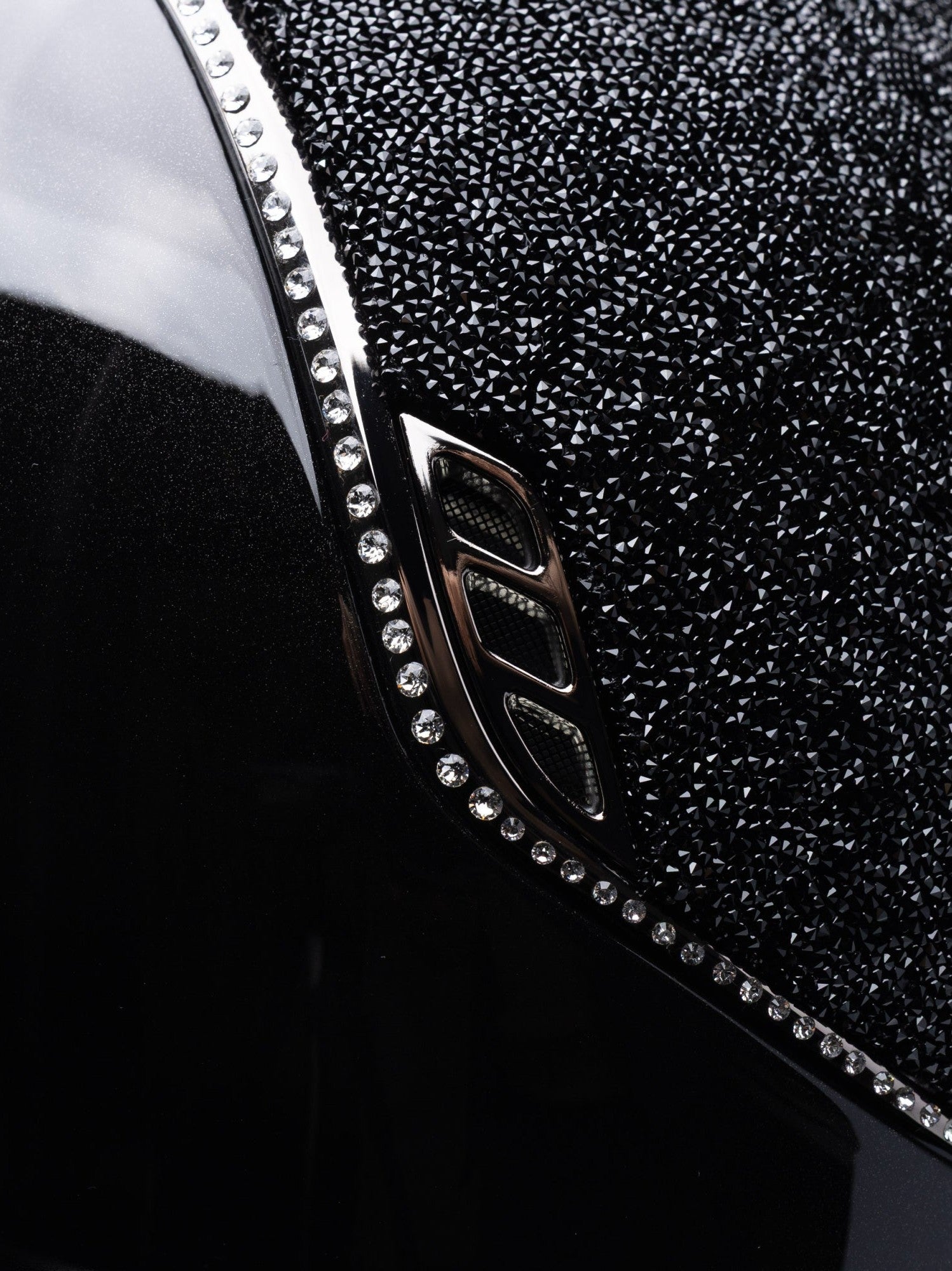 SAMSHIELD KASK MISS SHIELD 2.0 SHADOWGLOSSY/SPARKLING ULTRA FINE ROCK /300 SWARO/BLACK SHINE/CZARNY