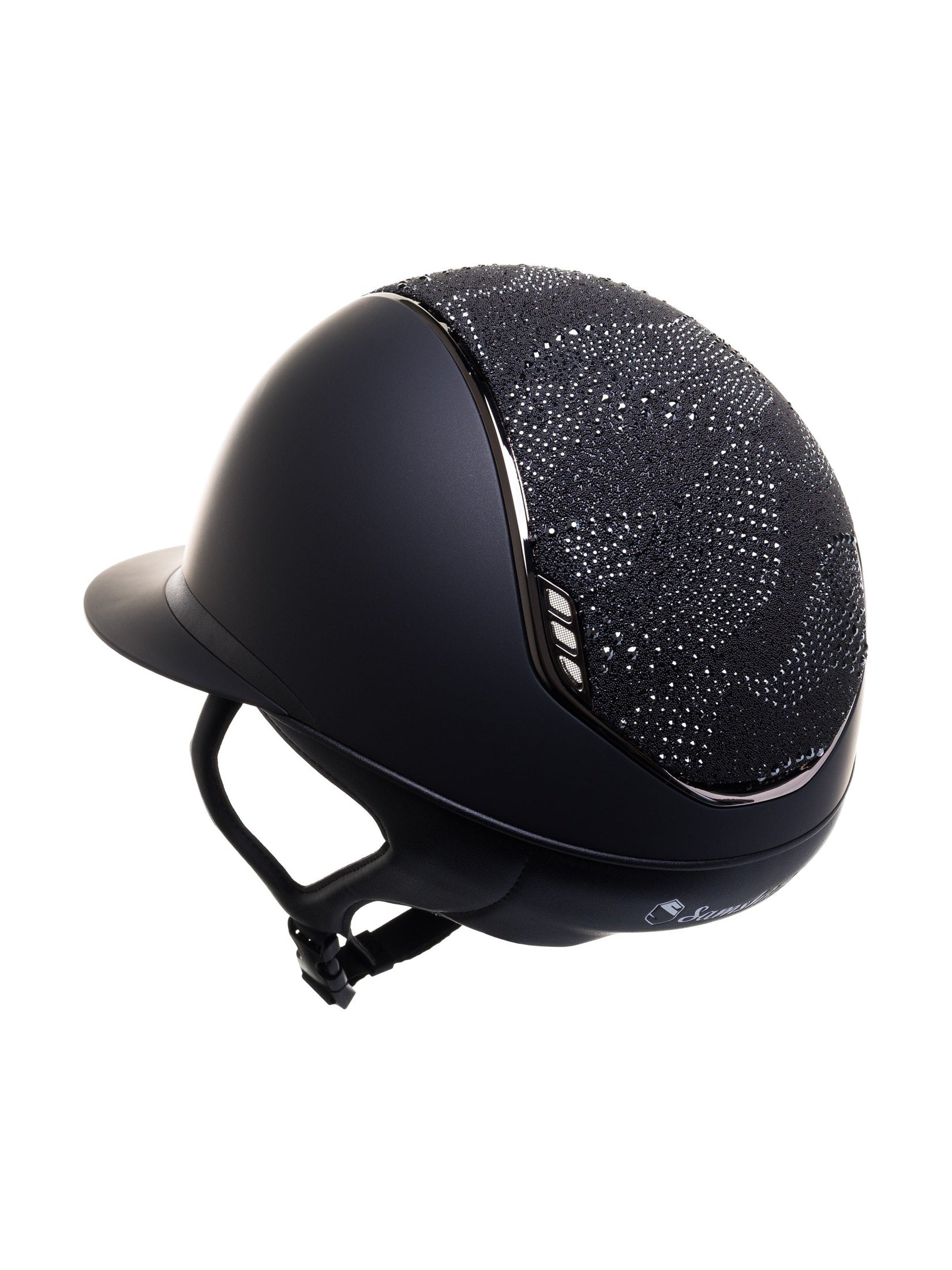 SAMSHIELD KASK MISS SHIELD 2.0 SHADOWMATT / CRYSTAL INTARSIA / CZARNY CHROM / CZARNY