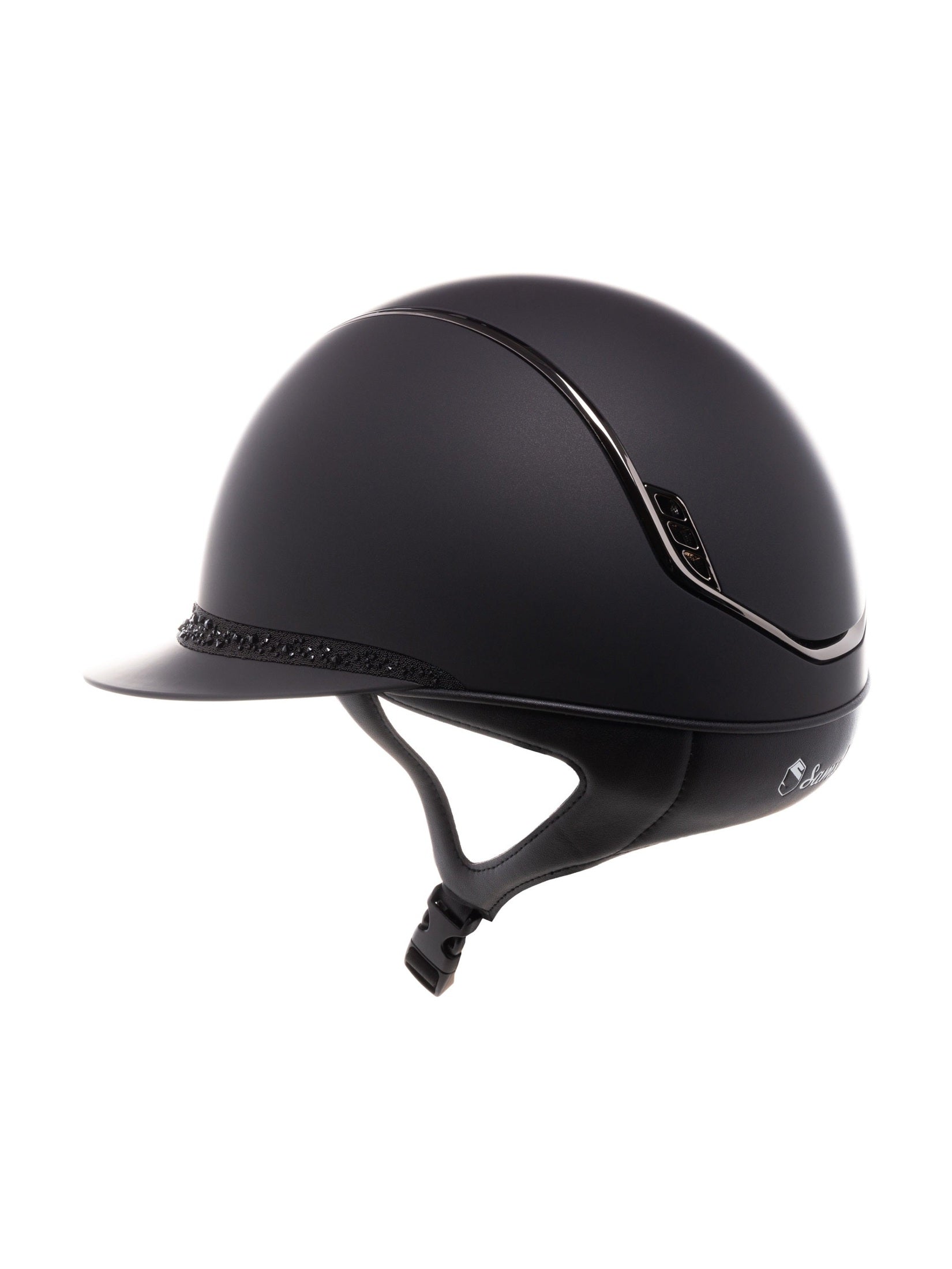 SAMSHIELD KASK MISS SHIELD 2.0 SHADOWMATT / CRYSTAL MEDLEY BLACK FB / CZARNY CHROME / CZARNY