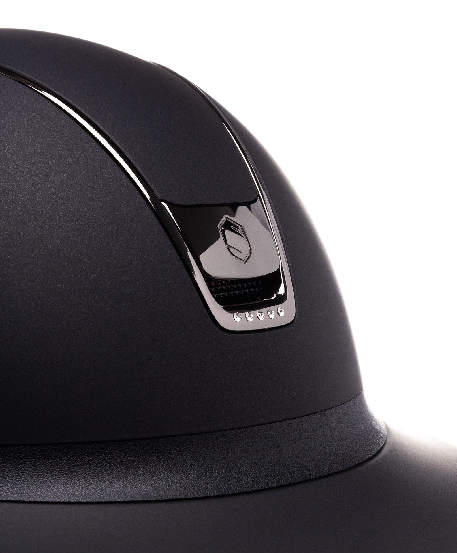 SAMSHIELD KASK MISS SHIELD 2.0 SHADOWMATT / CZARNY CHROM / 5 SWARO / CZARNY CHROM / CZARNY