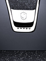 SAMSHIELD KASK MISS SHIELD 2.0 SHADOWMATT / SHINY CRYSTAL FABRIC / 5 SWAROVSKI JETH / CZARNY