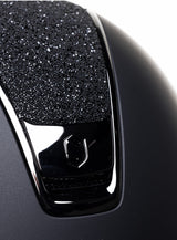 SAMSHIELD KASK MISS SHIELD 2.0 SHADOWMATT / SHINY CRYSTAL FABRIC TOP FB / CZARNY CHROME / CZARNY