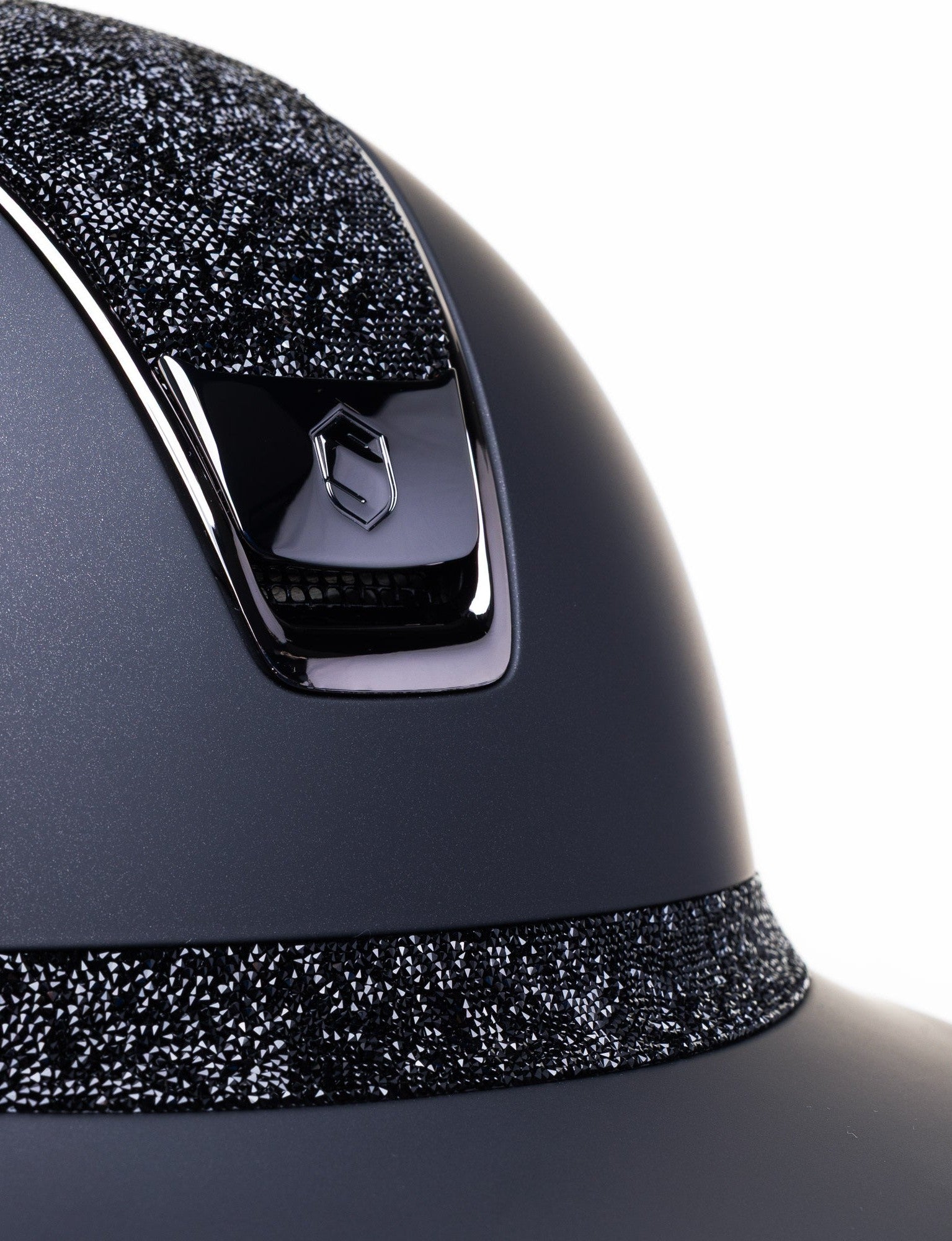 SAMSHIELD KASK MISS SHIELD 2.0 SHADOWMATT / SPARKLING ULTRA FINE ROCK TOP FB / CZARNY CHROME / CZARNY