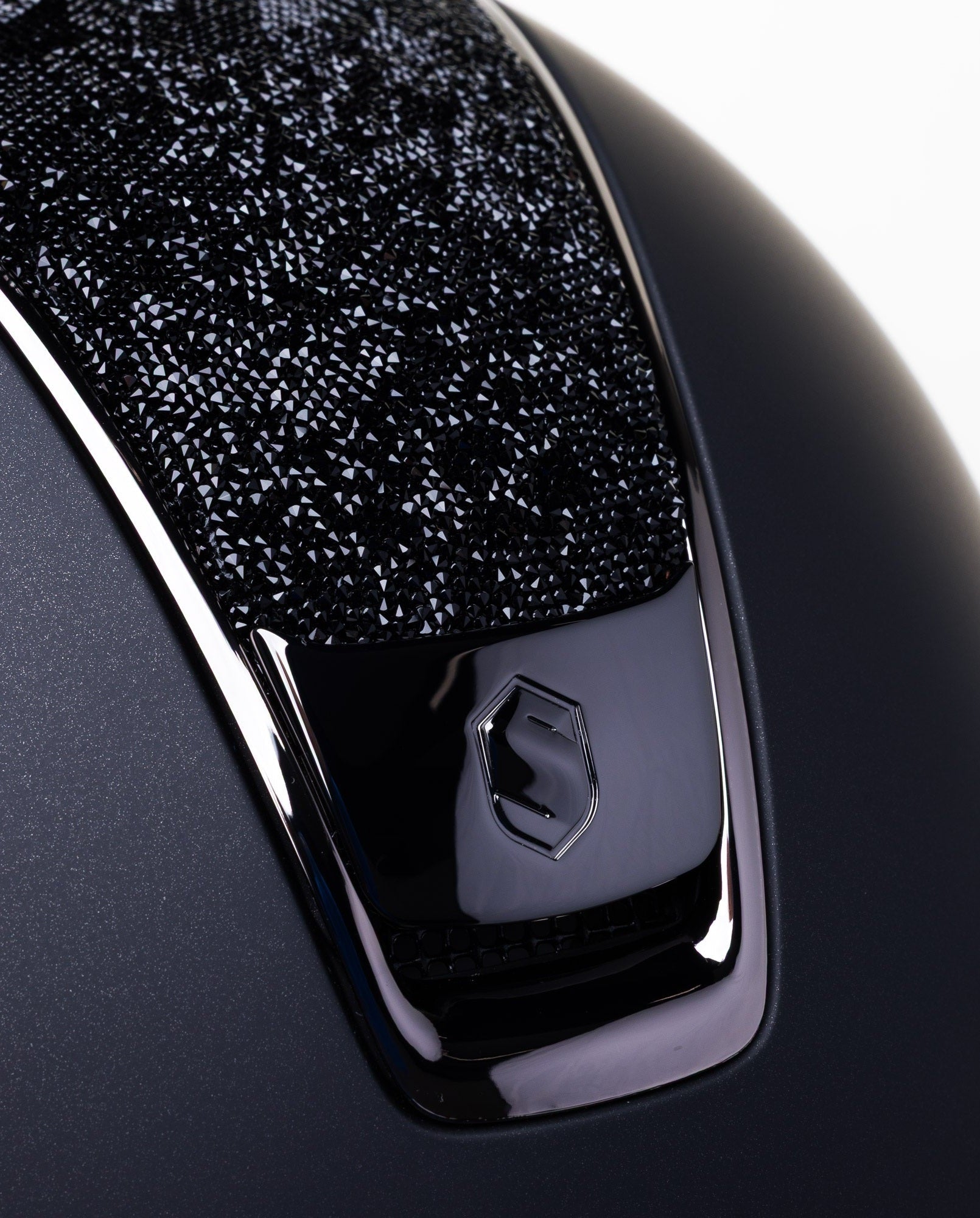 SAMSHIELD KASK MISS SHIELD 2.0 SHADOWMATT / SPARKLING ULTRA FINE ROCK TOP FB / CZARNY CHROME / CZARNY