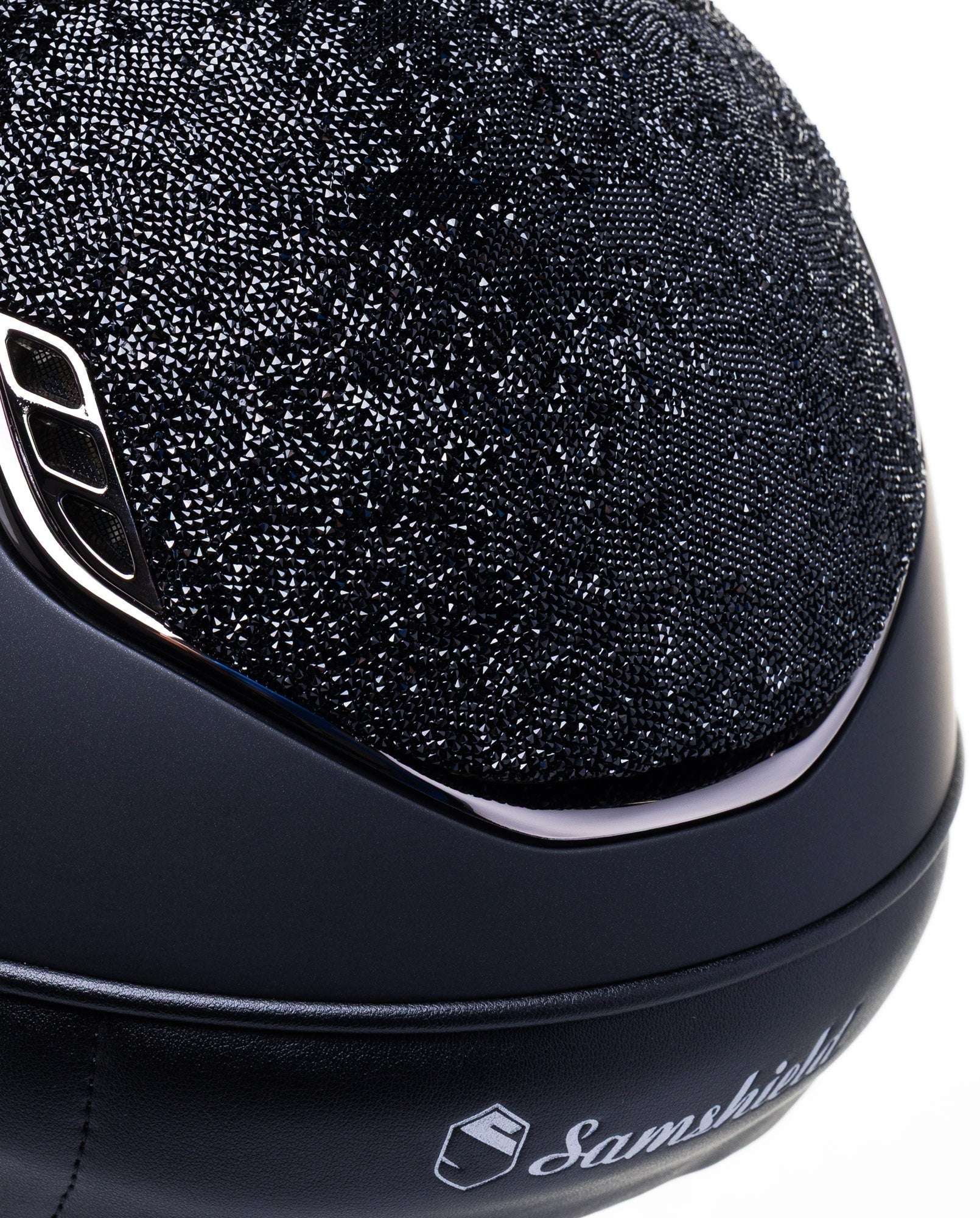 SAMSHIELD KASK MISS SHIELD 2.0 SHADOWMATT / SPARKLING ULTRA FINE ROCK TOP FB / CZARNY CHROME / CZARNY