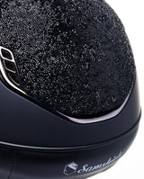 SAMSHIELD KASK MISS SHIELD 2.0 SHADOWMATT / SPARKLING ULTRA FINE ROCK TOP FB / CZARNY CHROME / CZARNY