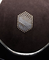 SAMSHIELD KASK MISS SHIELD 2.0 SHADOWMATT/SHINY CRYSTAL FABRIC GOLD/300 SWARO/ALCANTARA/BRĄZOWY