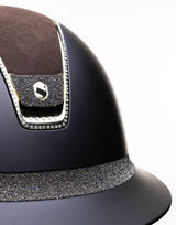 SAMSHIELD KASK MISS SHIELD 2.0 SHADOWMATT/SHINY CRYSTAL FABRIC GOLD/300 SWARO/ALCANTARA/BRĄZOWY