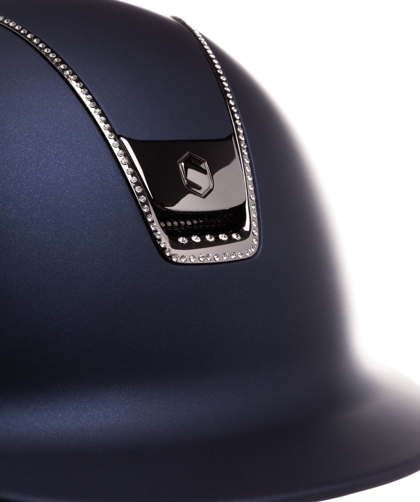 SAMSHIELD KASK SHADOWMATT 2.0 / CZARNY CHROM FULL SWARO / CZARNY CHROM / GRANTOWY