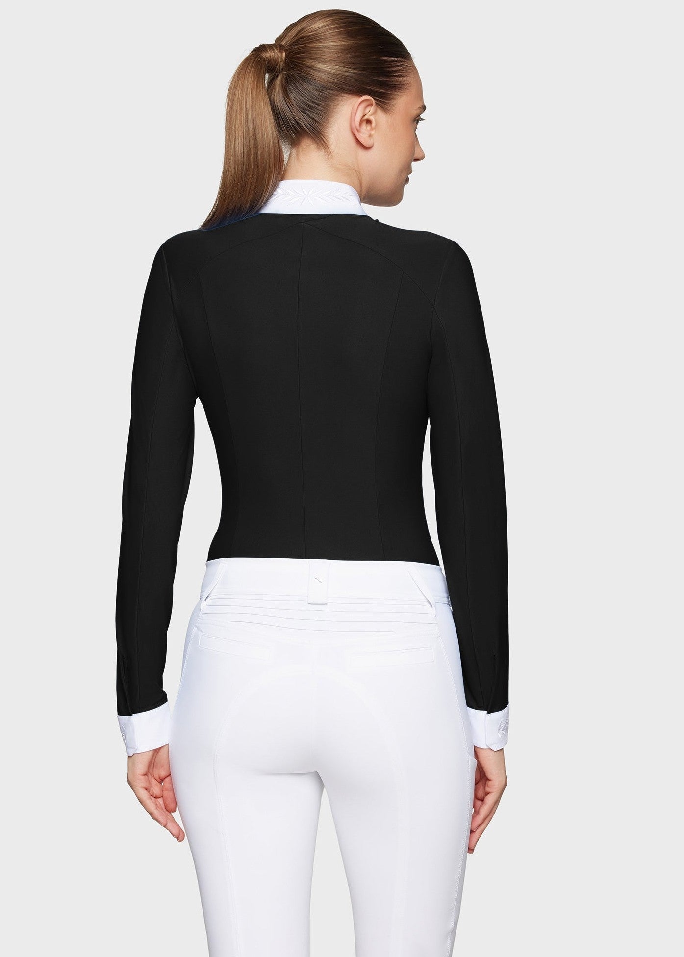 SAMSHIELD ALINE CRYSTAL KONKURSOWA KOSZULA JEŹDZIECKA DAMSKA - Samshield Equishop