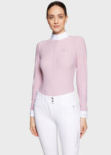 SAMSHIELD ALINE CRYSTAL KONKURSOWA KOSZULA JEŹDZIECKA DAMSKA - Samshield Equishop