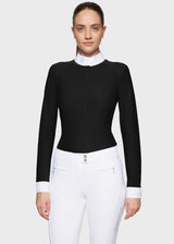 SAMSHIELD ALINE CRYSTAL KONKURSOWA KOSZULA JEŹDZIECKA DAMSKA - Samshield Equishop