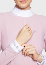 SAMSHIELD ALINE CRYSTAL KONKURSOWA KOSZULA JEŹDZIECKA DAMSKA - Samshield Equishop