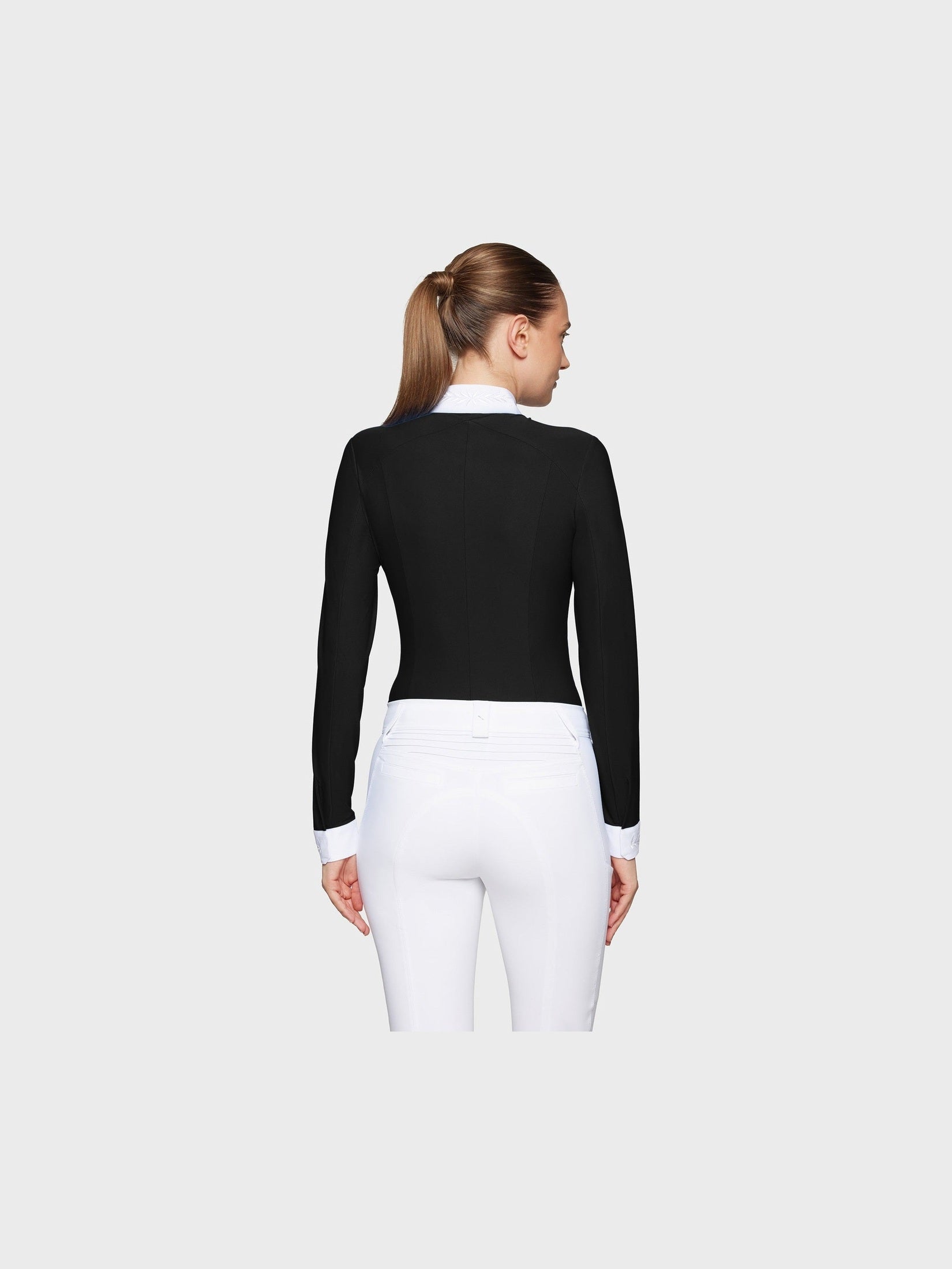 SAMSHIELD ALINE CRYSTAL KONKURSOWA KOSZULA JEŹDZIECKA DAMSKA - Samshield Equishop
