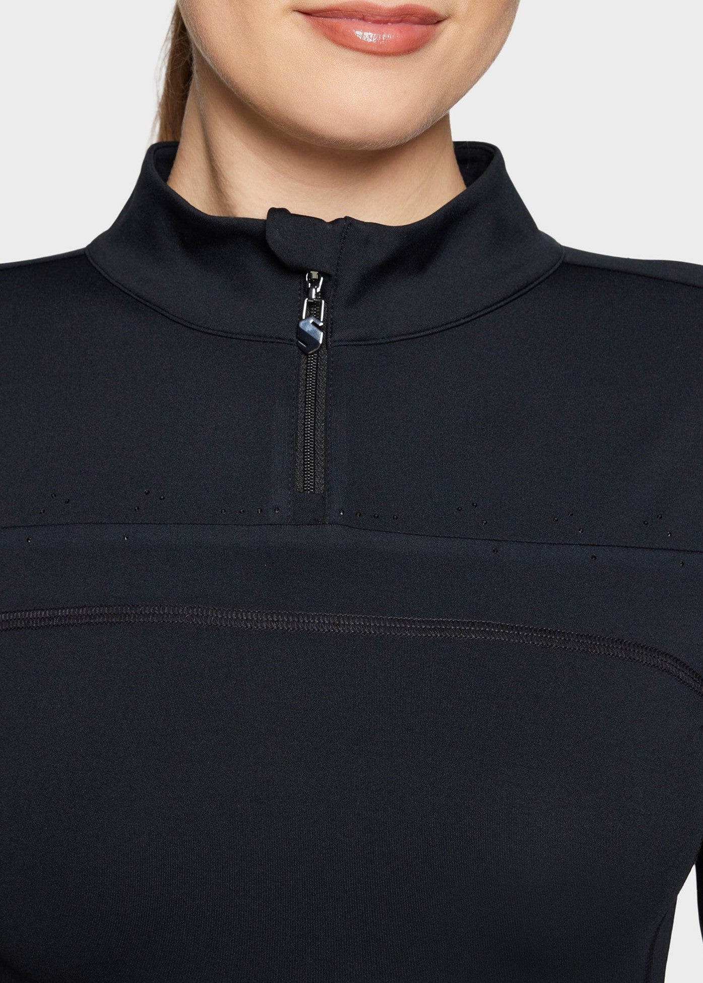 SAMSHIELD AMBER TRENINGOWY TOP JEŹDZIECKI Z DŁUGIM RĘKAWEM DAMSKI - Samshield Equishop