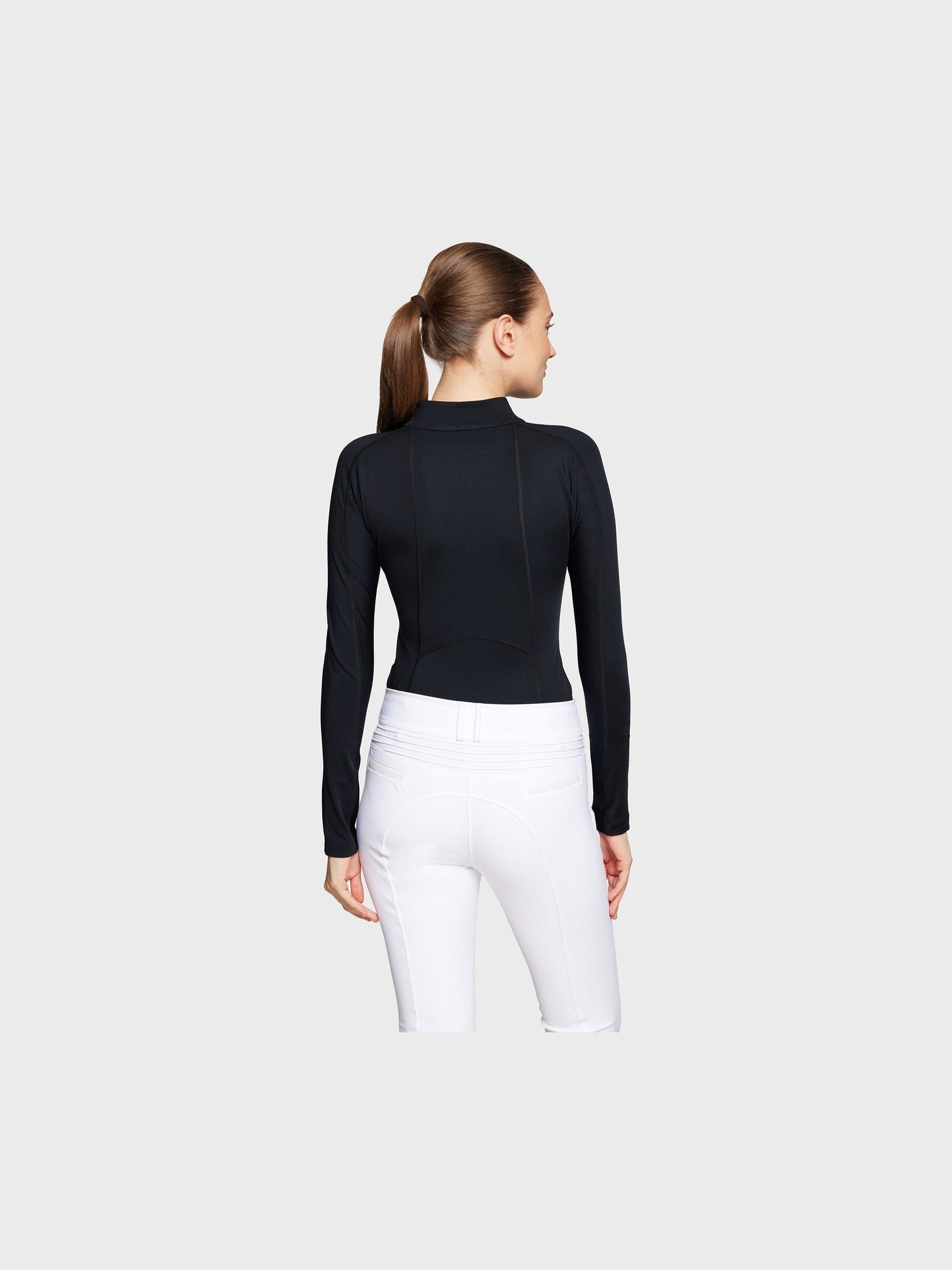 SAMSHIELD AMBER TRENINGOWY TOP JEŹDZIECKI Z DŁUGIM RĘKAWEM DAMSKI - Samshield Equishop
