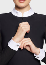 SAMSHIELD ANOUCHKA KONKURSOWA KOSZULA JEŹDZIECKA SWAROVSKI DAMSKA - Samshield Equishop