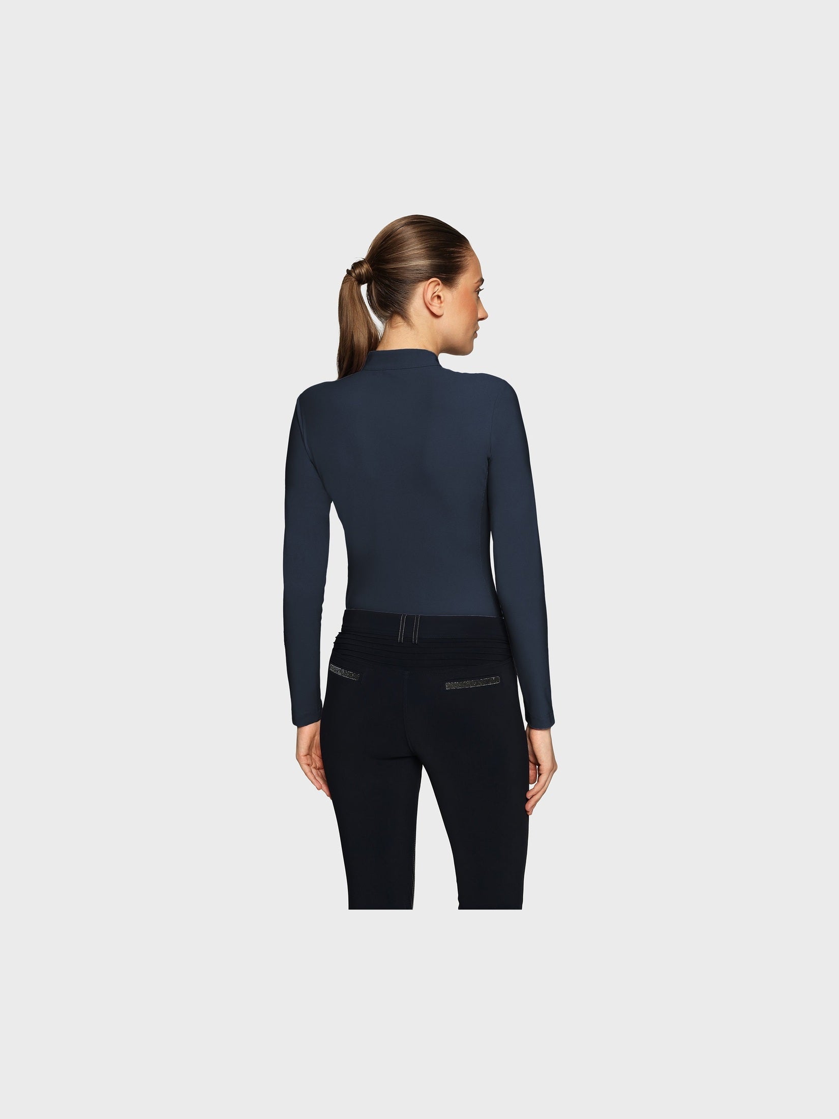 SAMSHIELD BELLA LS TRENINGOWA KOSZULKA JEŹDZIECKA DAMSKA - Samshield Equishop