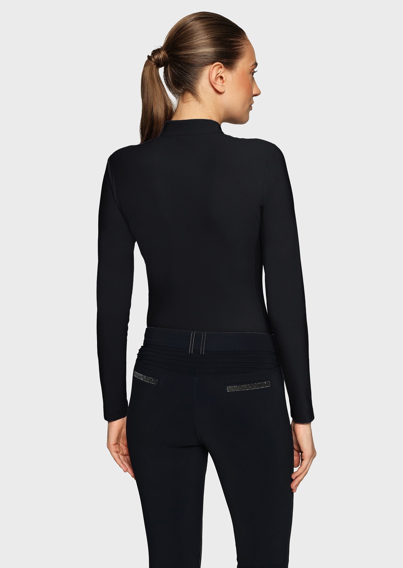 SAMSHIELD BELLA LS TRENINGOWA KOSZULKA JEŹDZIECKA DAMSKA - Samshield Equishop
