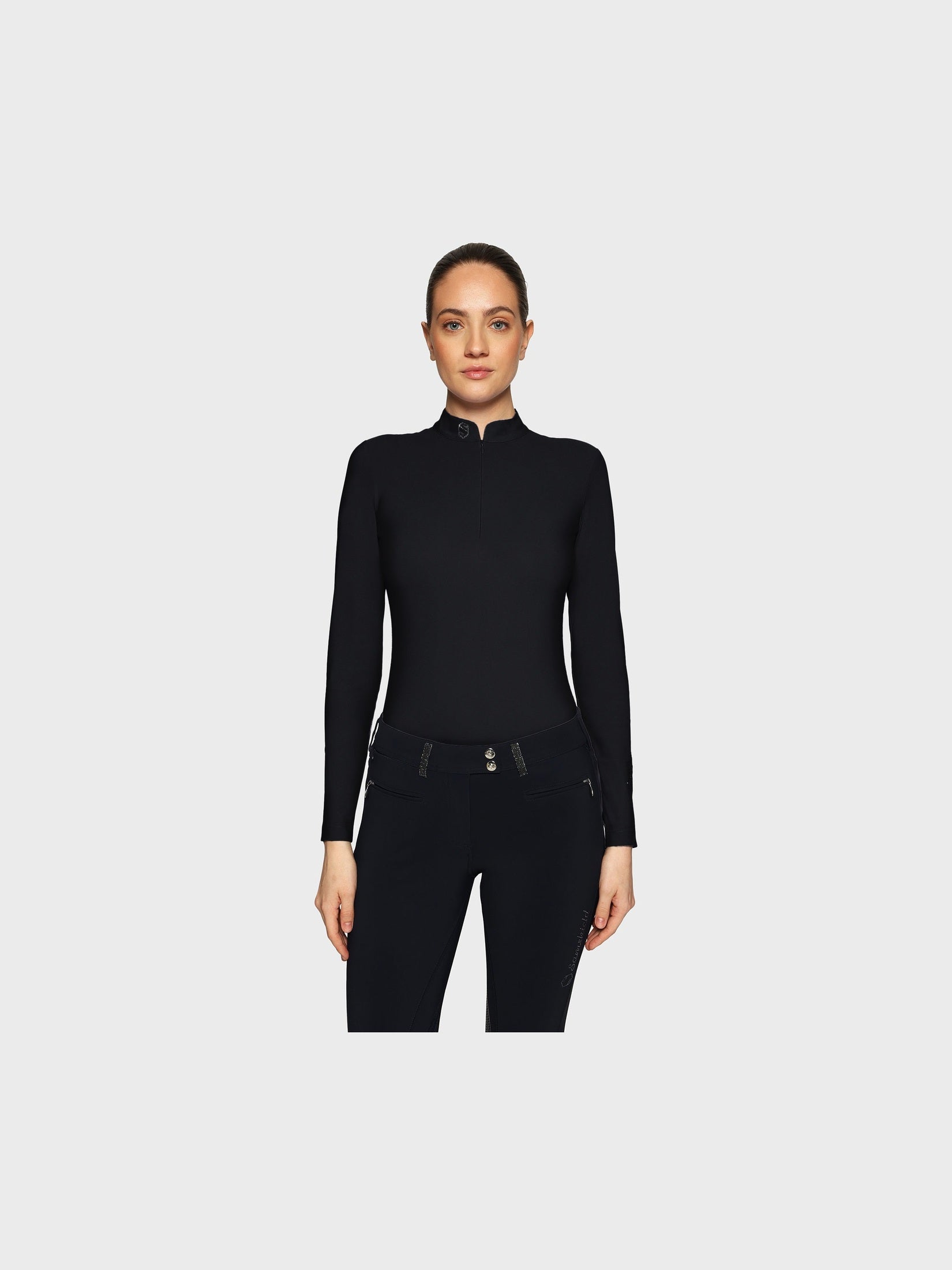 SAMSHIELD BELLA LS TRENINGOWA KOSZULKA JEŹDZIECKA DAMSKA - Samshield Equishop