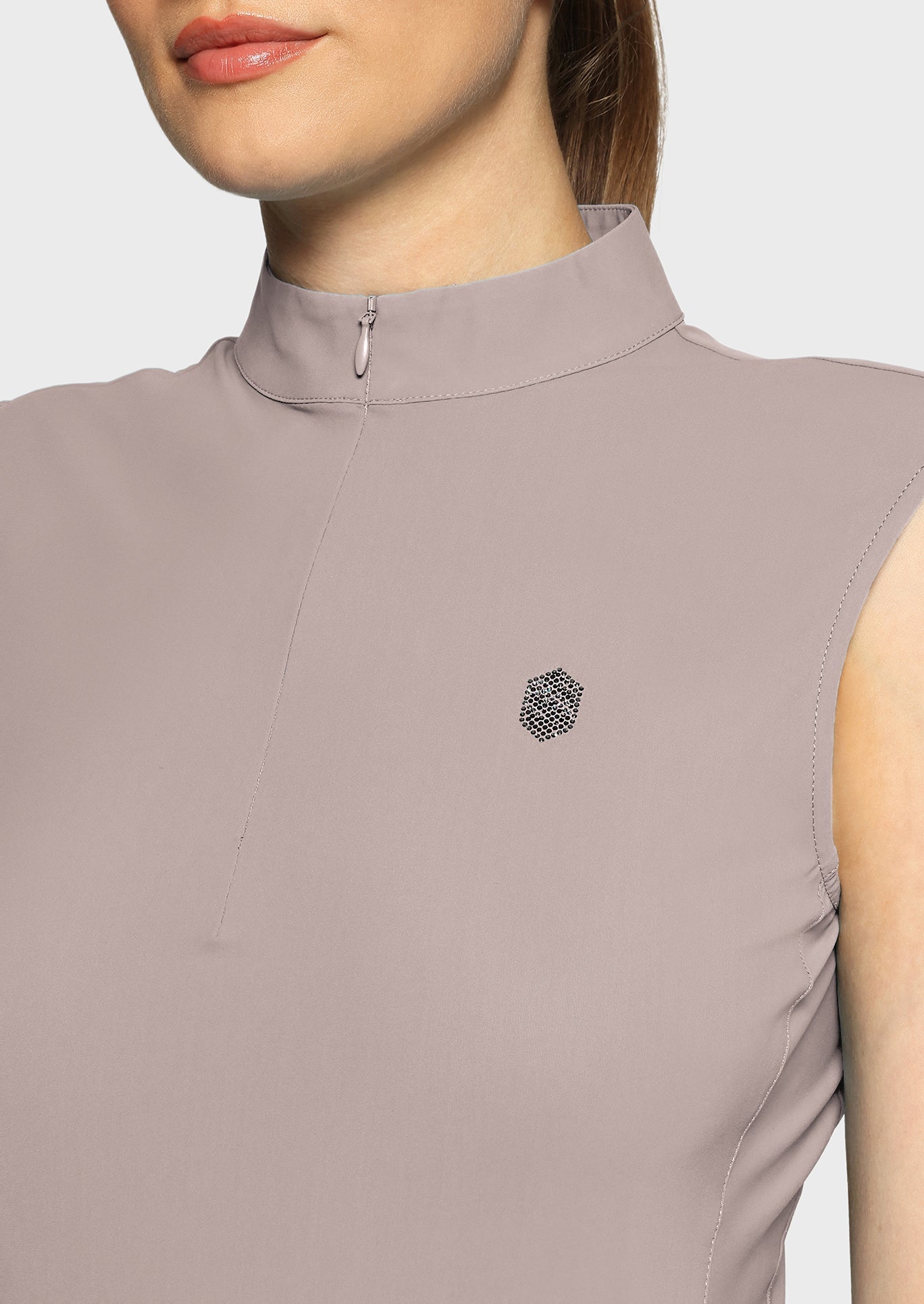 SAMSHIELD BELLA TRENINGOWA KOSZULKA JEŹDZIECKA BEZRĘKAWNIK DAMSKA - Samshield Equishop