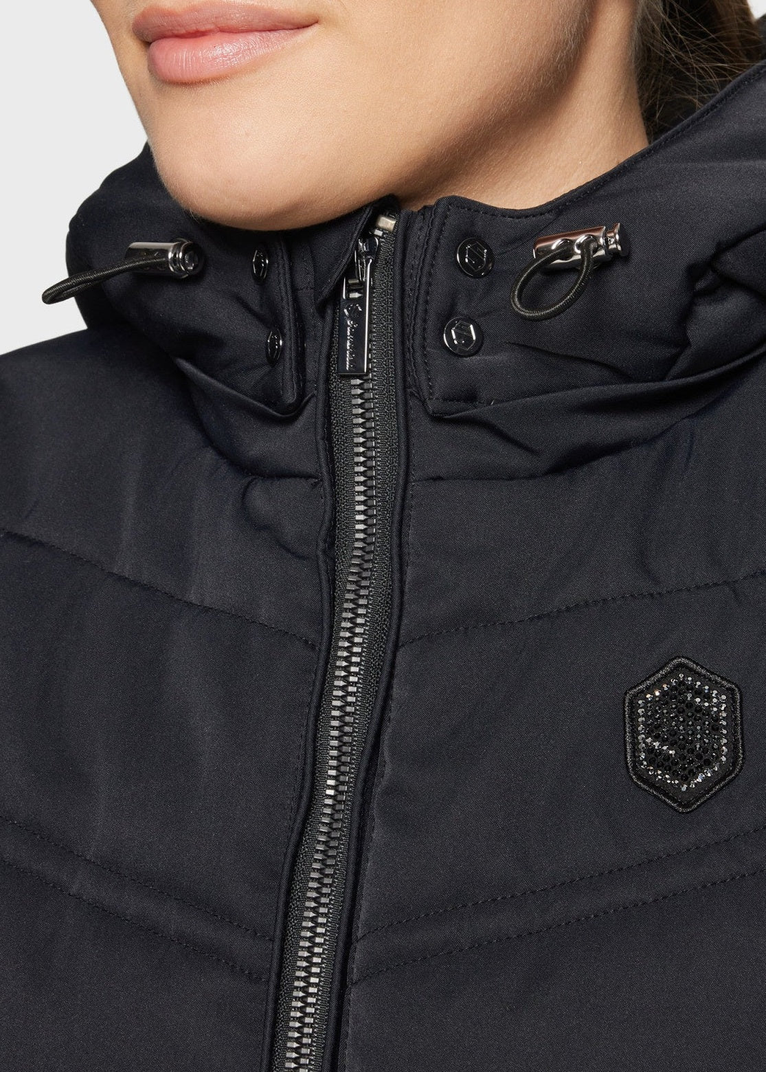 SAMSHIELD KAMIZELKA JEŹDZIECKA DAMSKA Z KAPTUREM VAL D'ISERE - Samshield Equishop