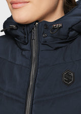 SAMSHIELD KAMIZELKA JEŹDZIECKA DAMSKA Z KAPTUREM VAL D'ISERE - Samshield Equishop