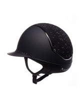 SAMSHIELD KASK MISS SHIELD 2.0 / CRYSTAL LEAF BLACK TOP FRONTAL / BLACK CHROME / CZARNY - Samshield Equishop