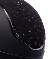 SAMSHIELD KASK MISS SHIELD 2.0 / CRYSTAL LEAF BLACK TOP FRONTAL / BLACK CHROME / CZARNY - Samshield Equishop