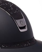 SAMSHIELD KASK MISS SHIELD 2.0 / CRYSTAL LEAF BLACK TOP FRONTAL / BLACK CHROME / CZARNY - Samshield Equishop