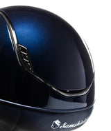 SAMSHIELD KASK MISS SHIELD 2.0 SHADOWGLOSSY / CZARNY CHROM / GRANATOWY - Samshield Equishop