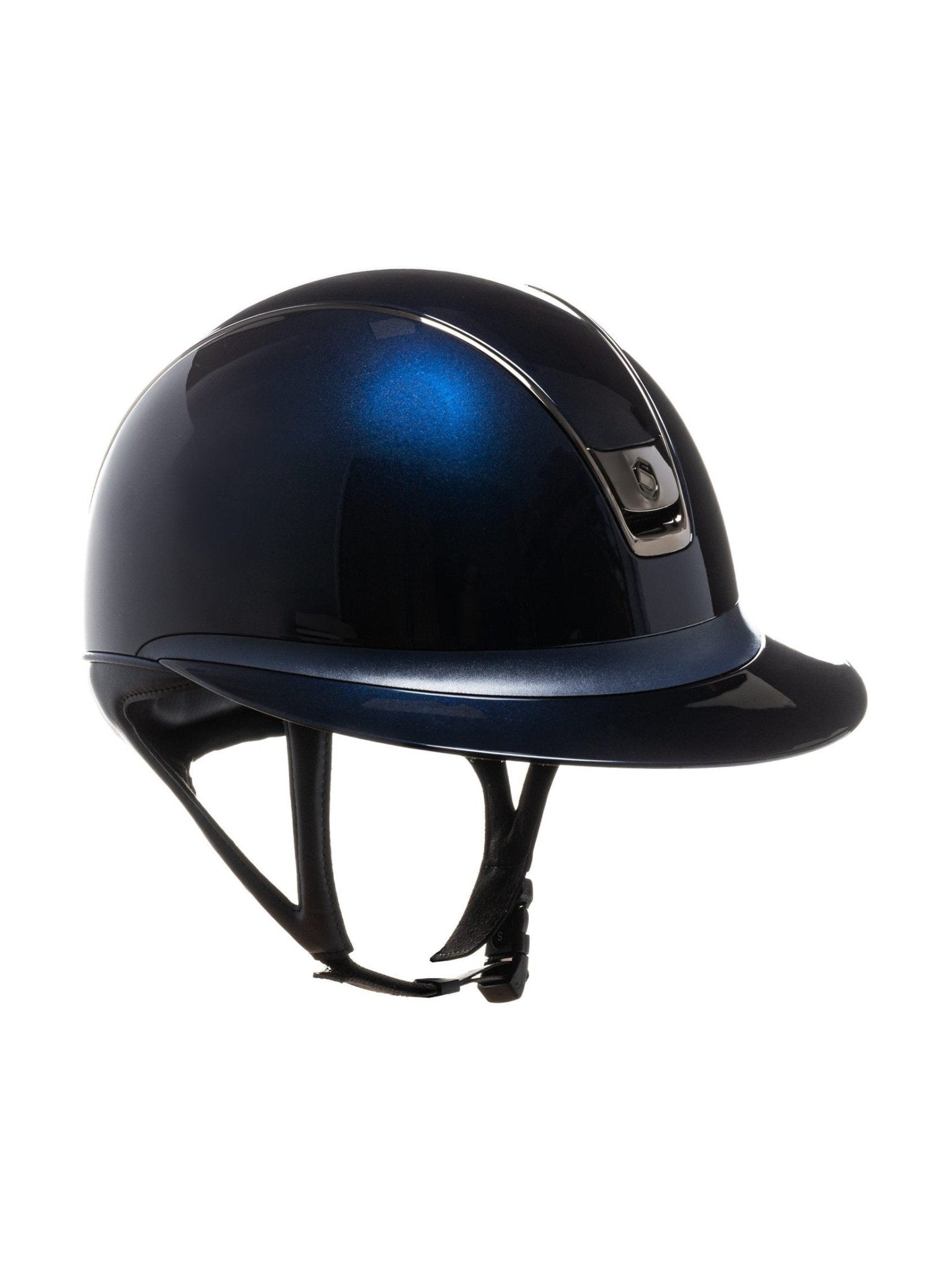 SAMSHIELD KASK MISS SHIELD 2.0 SHADOWGLOSSY / CZARNY CHROM / GRANATOWY - Samshield Equishop