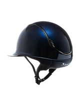 SAMSHIELD KASK MISS SHIELD 2.0 SHADOWGLOSSY / CZARNY CHROM / GRANATOWY - Samshield Equishop