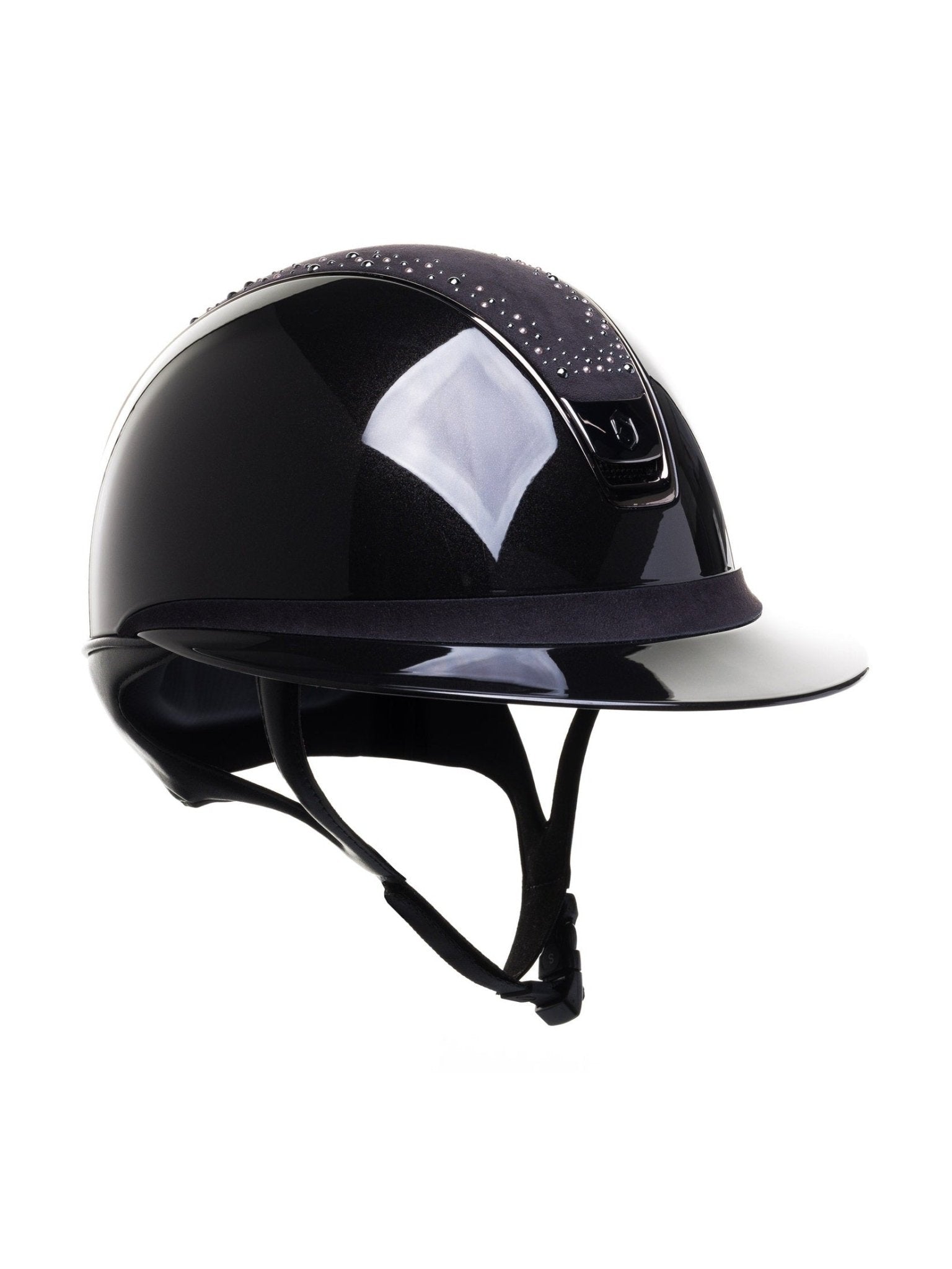 SAMSHIELD KASK MISS SHIELD 2.0 SHADOWGLOSSY / NIGHT PEARL / ALCANTARA FB / BLACK CHROME / CZARNY - Samshield Equishop