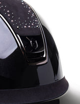 SAMSHIELD KASK MISS SHIELD 2.0 SHADOWGLOSSY / NIGHT PEARL / ALCANTARA FB / BLACK CHROME / CZARNY - Samshield Equishop