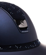 SAMSHIELD KASK MISS SHIELD 2.0 SHADOWMATT / CRYST LEAF BLUE / MAT BLUE / 5 SWARO / BLK CHROM / GRANATOWY - Samshield Equishop