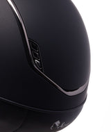 SAMSHIELD KASK MISS SHIELD 2.0 SHADOWMATT / CRYSTAL FABRIC BLACK / BLK CHROM / CRYS FAB BLACK / CZARNY - Samshield Equishop